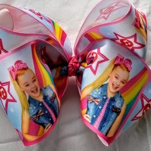 Set of three  JoJo Siwa hair bows 7 inch JoJo Bows